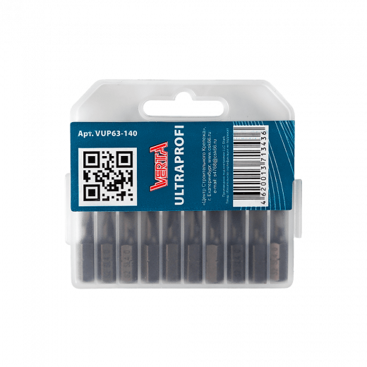 Биты SL4,0х25мм (20шт) ULTRAPROFI VERTA