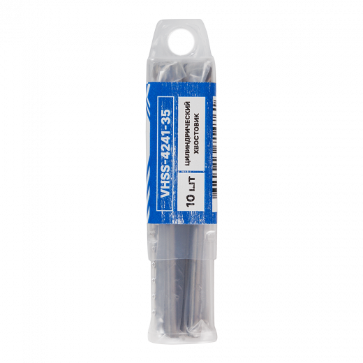 Сверло по металлу с цилиндрическим хвостовиком  3,5мм (10шт) VERTA