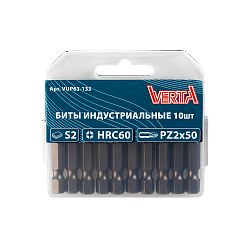 Биты PZ2х50мм (10шт) ULTRAPROFI VERTA