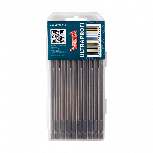 Биты Ph2х127мм (10шт) ULTRAPROFI VERTA