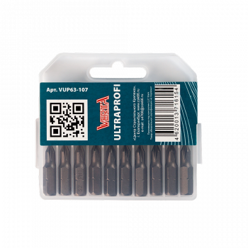 Биты Ph1х25мм (20шт) ULTRAPROFI VERTA