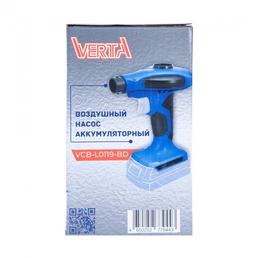 Воздушный насос аккумуляторный VCB-L0119 VERTA