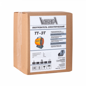 Тепловая пушка электрическая ТТ-3Т  VERTA