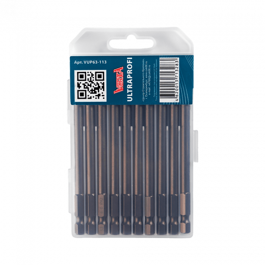 Биты Ph2х90мм (10шт) ULTRAPROFI VERTA