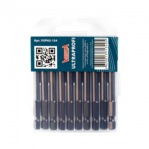 Биты PZ2х70мм (10шт) ULTRAPROFI VERTA