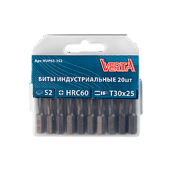 Биты T30х25мм (20шт) ULTRAPROFI VERTA