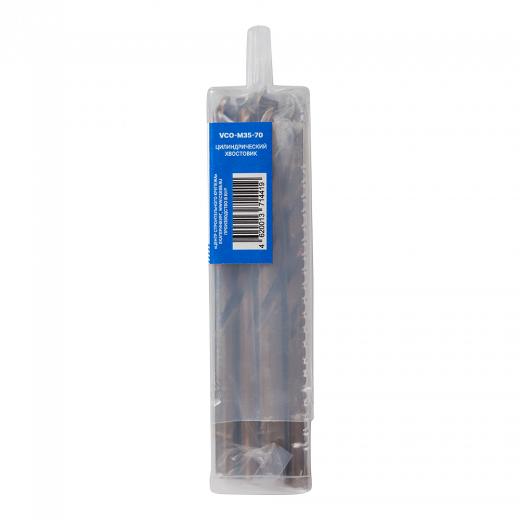 Сверло по металлу кобальт с цилиндрическим хвостовиком 7,0мм (10шт) VERTA