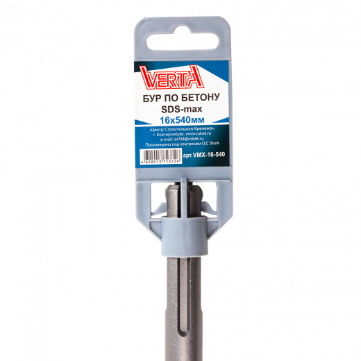 Бур по бетону SDS-max 16х540 мм