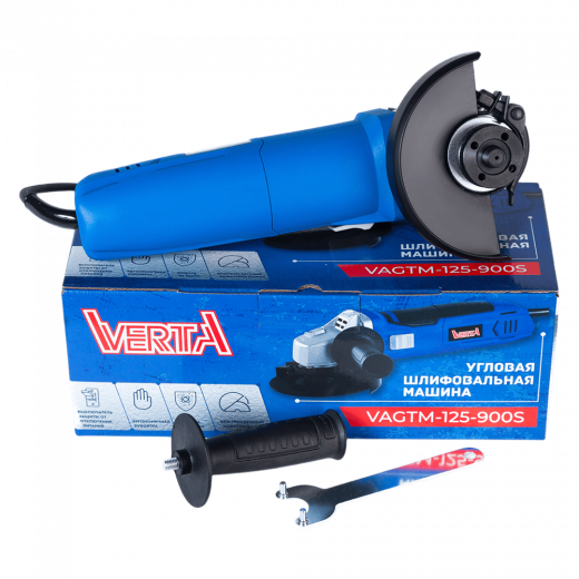 Угловая шлифмашина (УШМ) VAGTM-125-900S VERTA