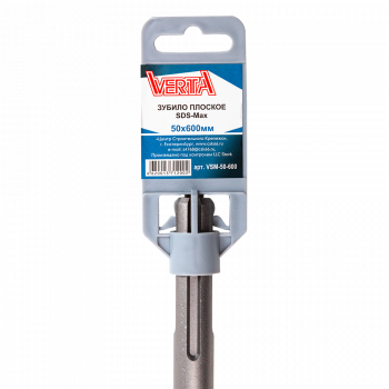 Зубило плоское SDS-max 50х600мм VERTA