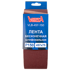 Лента бесконечная шлифовальная 457х75мм Р150 (5шт) VERTA