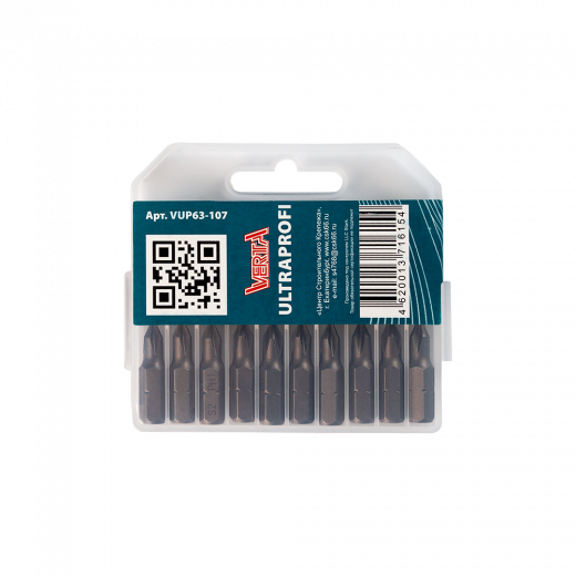 Биты Ph1х25мм (20шт) ULTRAPROFI VERTA
