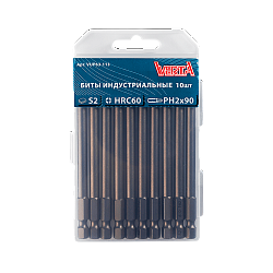 Биты Ph2х90мм (10шт) ULTRAPROFI VERTA